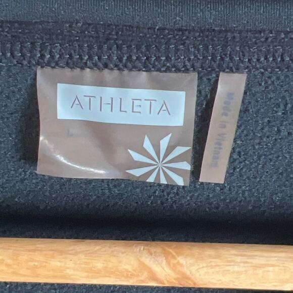 Athleta Mini Black Dress Women Size L - Picture 5 of 6